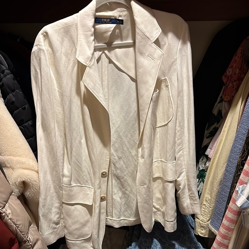 Polo by Ralph Lauren Women's Cream Blazer